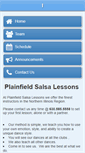 Mobile Screenshot of plainfieldsalsalessons.com